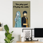 Powerless Book Quote Poster  (Thuiskantoor)