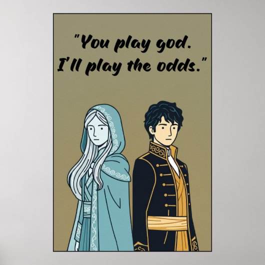 Powerless Book Quote Poster  (Voorkant)