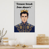 Powerless Book Quote Poster (Keuken)