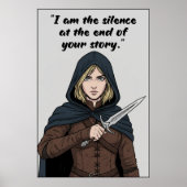 Powerless Book Quote Poster (Voorkant)