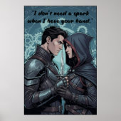 Powerless Book Quote Poster (Voorkant)