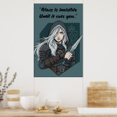 Powerless Book Quote Poster (Keuken)