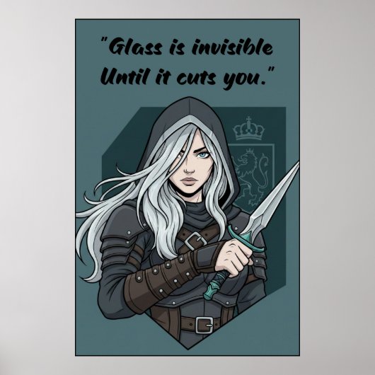 Powerless Book Quote Poster (Voorkant)