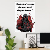 Powerless Book Quote Poster (Thuiskantoor)