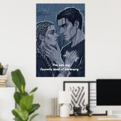 Powerless Book Quote Poster (Thuiskantoor)