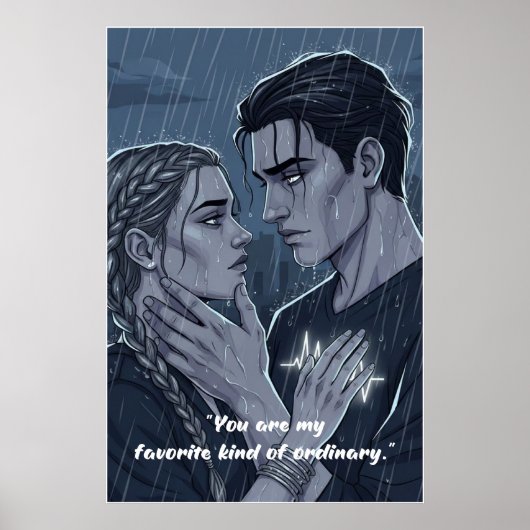 Powerless Book Quote Poster (Voorkant)