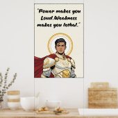 Powerless Book Quote Poster (Keuken)