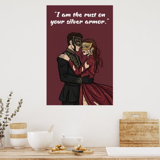 Powerless Book Quote Poster – I Am the Rust on You (Keuken)