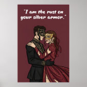 Powerless Book Quote Poster – I Am the Rust on You (Voorkant)