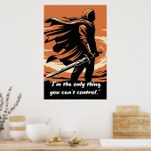 Powerless Book Quote Poster – You Can’t Control Me (Keuken)