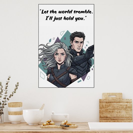 Powerless Quote Poster (Keuken)