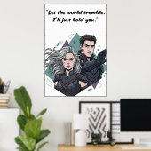 Powerless Quote Poster (Thuiskantoor)