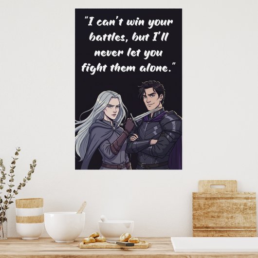 Powerless Quote Poster (Keuken)