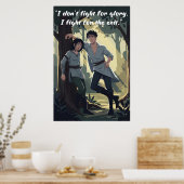 Powerless Quote Poster (Keuken)