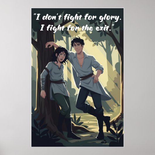 Powerless Quote Poster (Voorkant)