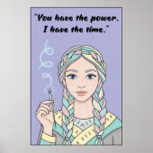 Powerless Quote Poster  (Voorkant)