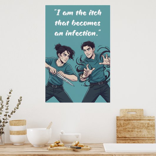 Powerless Quote Poster (Keuken)