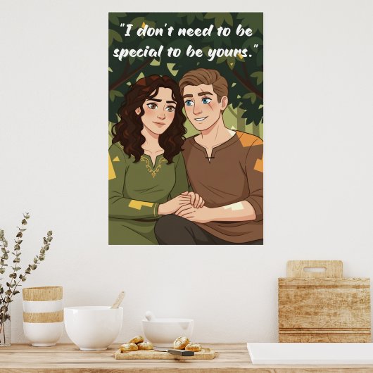 Powerless Quote Poster (Keuken)