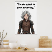 Powerless Quote Poster (Keuken)