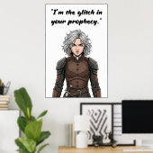 Powerless Quote Poster (Thuiskantoor)