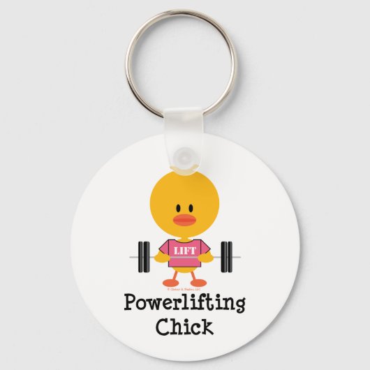 Powerlift Chick-Sleutelhanger Sleutelhanger (Voorkant)