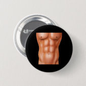 Powerlifting Bodybuilding Gewichtstraining Six Pac Ronde Button 5,7 Cm (Voorkant /achterkant)