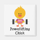 Powerlifting Chick Magnet (Voorkant)