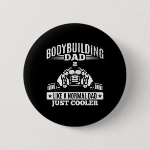 Powerlifting Daddy Training Fitness Gym Bodybuildi Ronde Button 5,7 Cm