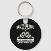 Powerlifting Daddy Training Fitness Gym Bodybuildi Sleutelhanger (Voorkant)
