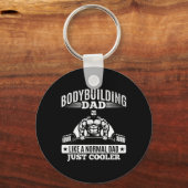 Powerlifting Daddy Training Fitness Gym Bodybuildi Sleutelhanger (Voorkant)