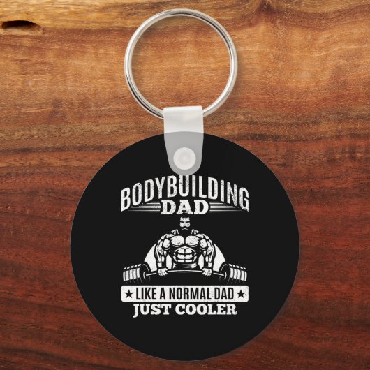 Powerlifting Daddy Training Fitness Gym Bodybuildi Sleutelhanger (Voorkant)