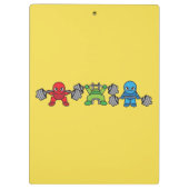 Powerlifting Kawaii - Squat, Bench Press, Deadlift Klembord (Achterkant)