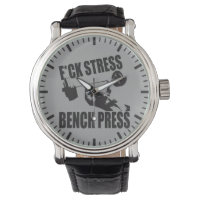 Powerlifting Motivatie - F*CK Stress, Bench Press