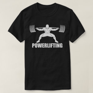 Powerlifting Squat Motivatie T-shirt