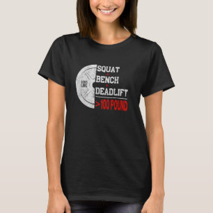 Powerlifting Sterkte Train Squat Deadlift Bench 1 T-shirt