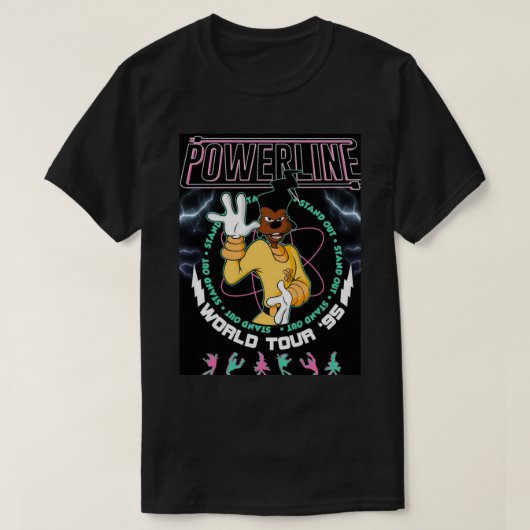 Powerline-stijl! Klassieke T-Shirt (Design voorkant)