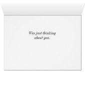 Powerline Sunset Landscape Thinking of You Card (Binnen Horizontaal (Onder))