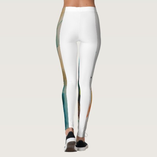 "PowerMoves Pro: Vrouwen Workout Strak" Leggings (Achterkant)