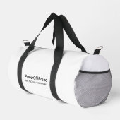 PowerOf3Brand “Peace Over Popularity” Small Duffle Plunjezak (Rechterhoek)