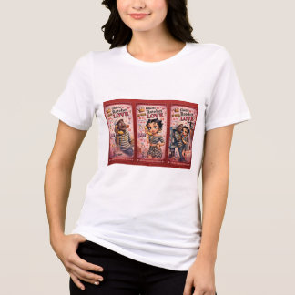PowerOf3Brand Triple Vision Rode Paneel Grafische Tri-Blend Shirt