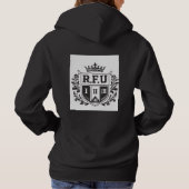 PowerOf3Brand Zwart & Wit Puzzel Hoodie (Achterkant)