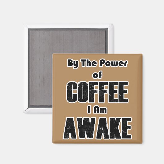 PowerofCOFFEE Magneet (Voorkant / Achterkant)