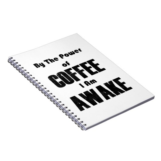 PowerofCOFFEE Notitieboek (Rechterzijde)