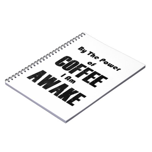 PowerofCOFFEE Notitieboek (Linkerzijde)