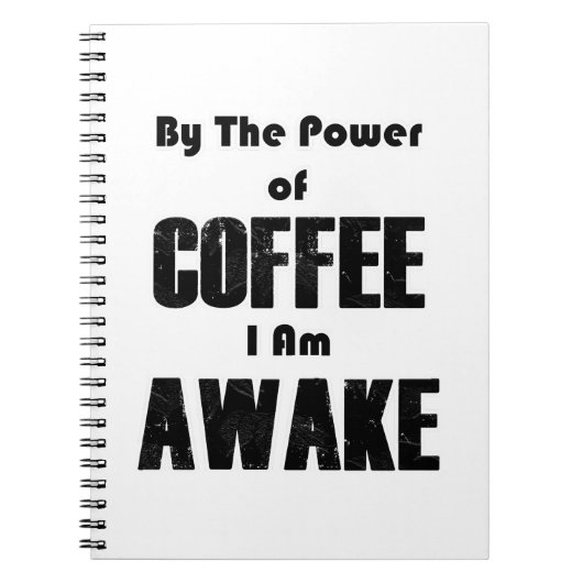 PowerofCOFFEE Notitieboek (Voorkant)
