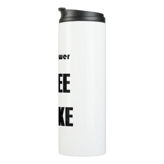 PowerofCOFFEE Thermosbeker (Geroteerd rechts)