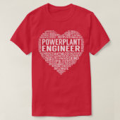 PowerPlant Engineer Hart T-shirt (Design voorkant)
