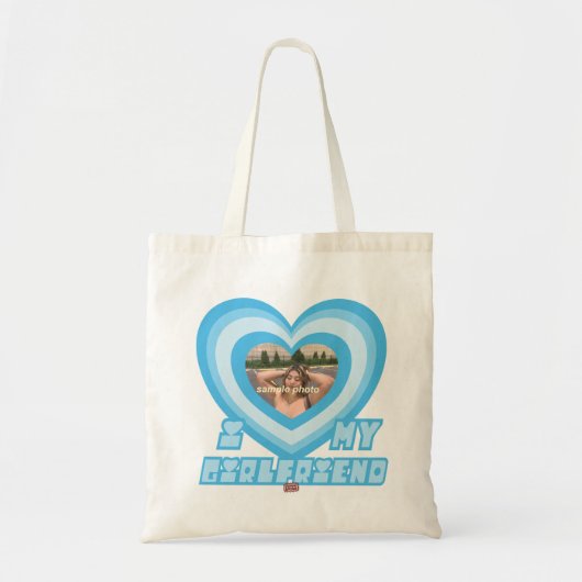 PowerPuff Dingus Blue Heart - VRIENDIN Tote Bag (Voorkant)