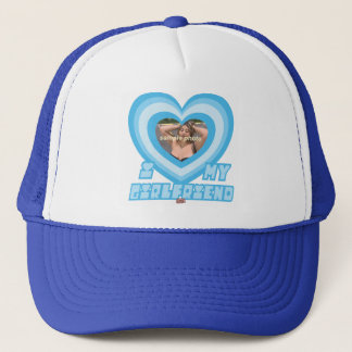 PowerPuff Dingus Blue Heart - VRIENDIN Trucker Pet