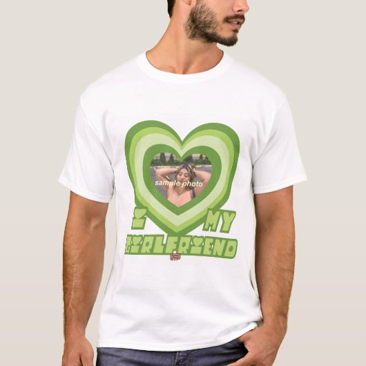 PowerPuff Dingus Green Heart - VRIENDIN T-shirt (Voorkant)